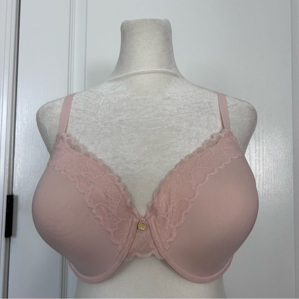 Natori Women’s Lace Underwire Blush Bra Size 36 DD